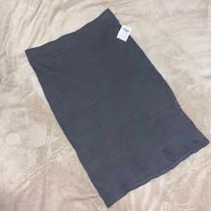 Gray pencil skirt size M w/ tag from Charlotte Russe